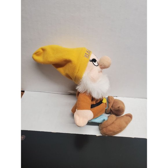 9 Inch Disney Happy Bean Bag Plush from Snow White and the Seven Dwarfs - Picture 4 of 7